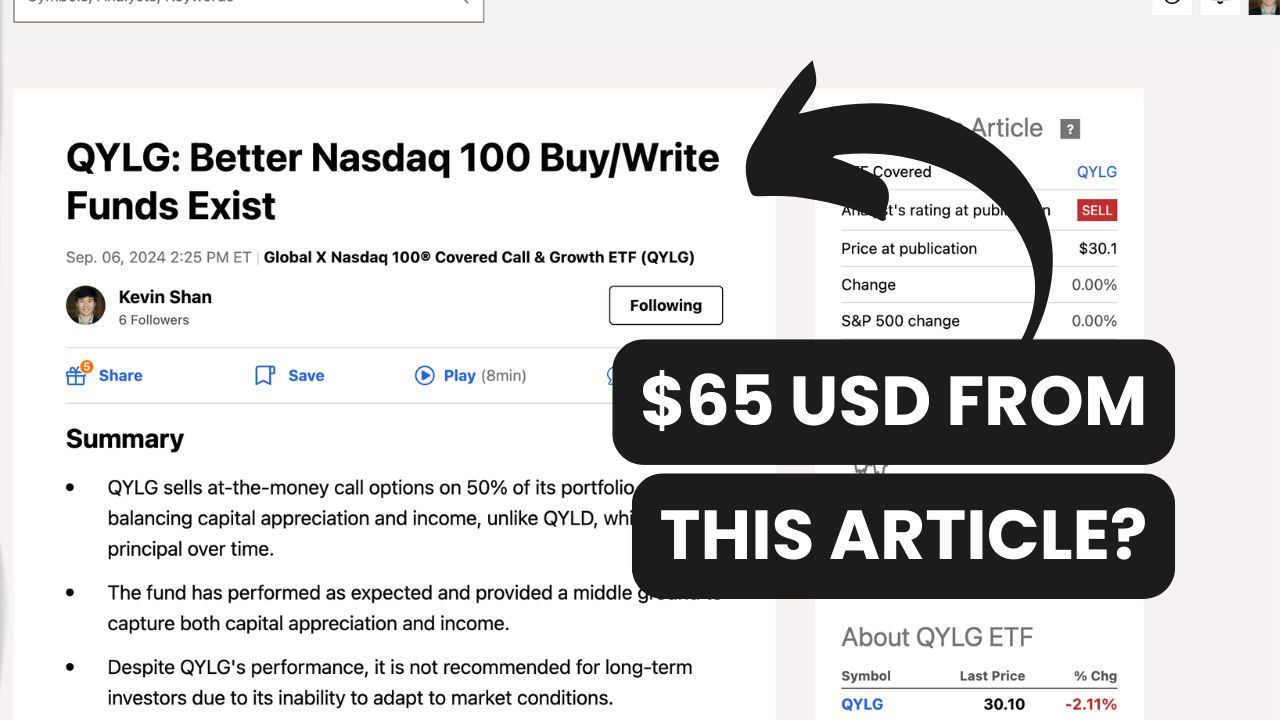This Site Pays $45+ per Article With No Viewers for Your Articles on Investing